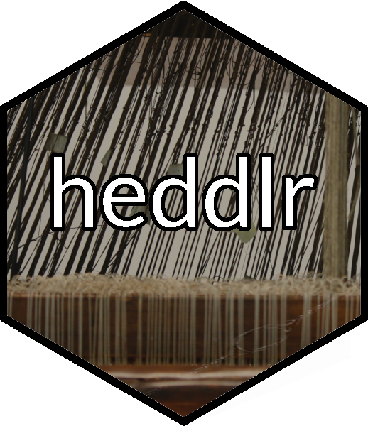Heddlr hex badge