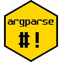 argparse hex sticker